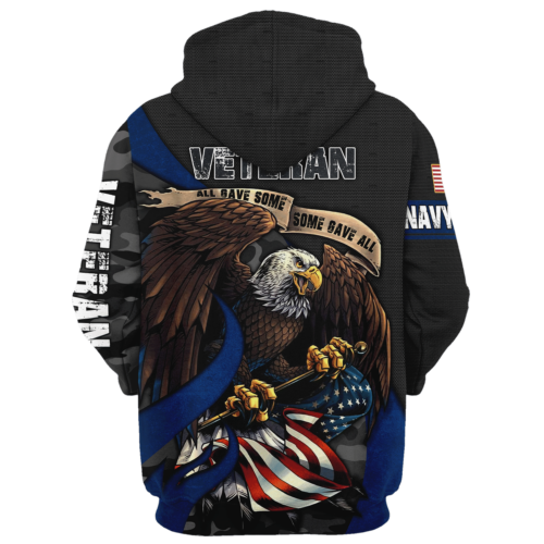 NAVY HLT-2011-NV-01 Premium Microfleece Zip Hoodie