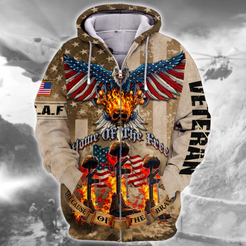 AIR FORCE NTD-1310-AF-01 Premium Microfleece Zip Hoodie