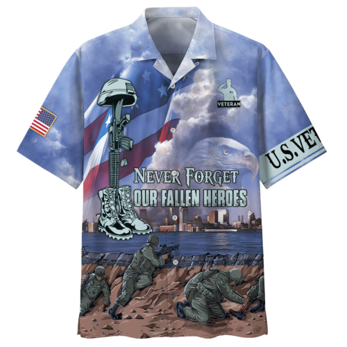 VETERAN HBL-VTR-14 Premium Hawaiian Shirt