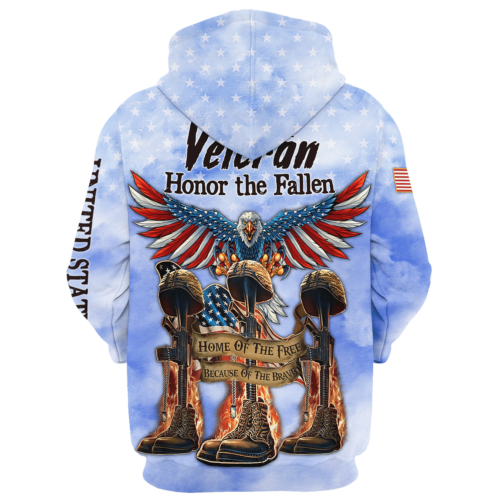 VETERAN HBL-VTR-09 Premium Heavy Fleece Zip Hoodie