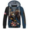 VETERAN DBA-VTR-11 Premium Heavy Fleece Zip Hoodie