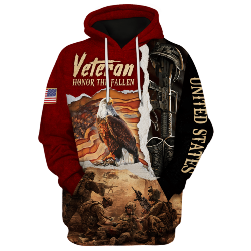 VETERAN HBL-VTR-24 Premium Microfleece Hoodie