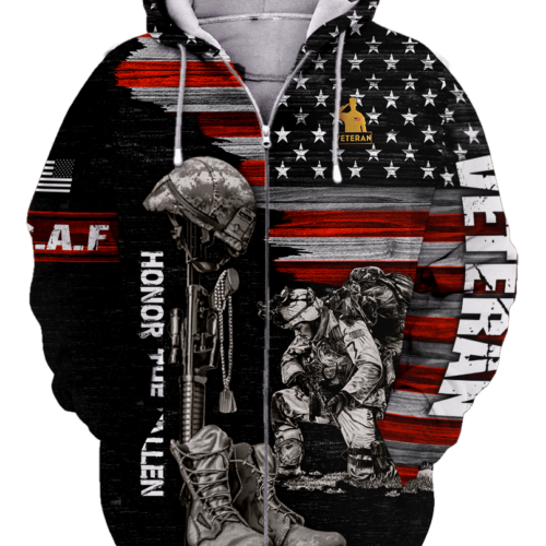 AIR FORCE NTD-1210-AF-01 Premium Microfleece Zip Hoodie