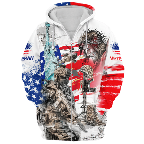 VETERAN NV-VTR-27 Premium Microfleece Zip Hoodie