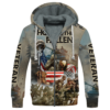 VETERAN NV-VTR-27 Premium Heavy Fleece Zip Hoodie