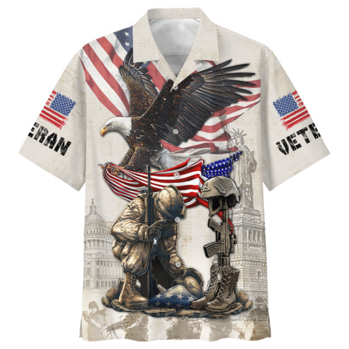 VETERAN NV-VTR-34 Premium Hawaiian Shirt