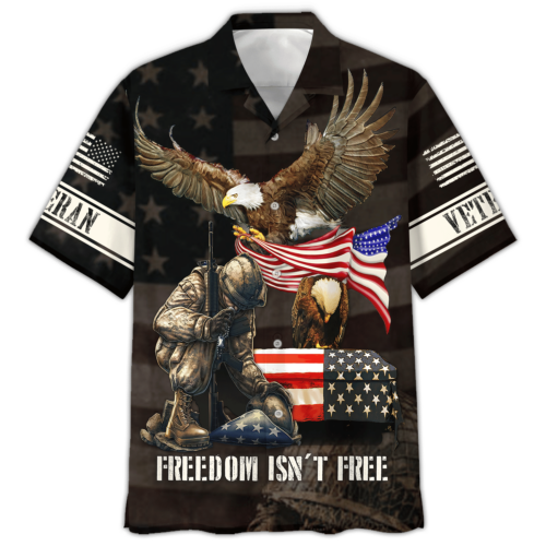 ARMY VETERAN NTD-2410-AM-ED Premium Hawaiian Shirt
