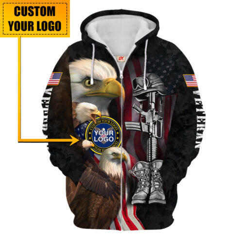 VETERAN NV-VTR57 Premium Microfleece Zip Hoodie