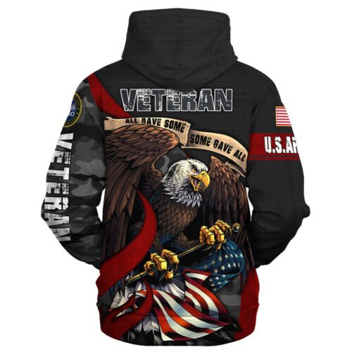 VETERAN HBLVTR44 Premium Heavy Fleece Zip Hoodie