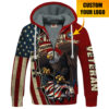 VETERAN HBLVTR50 Premium Heavy Fleece Zip Hoodie