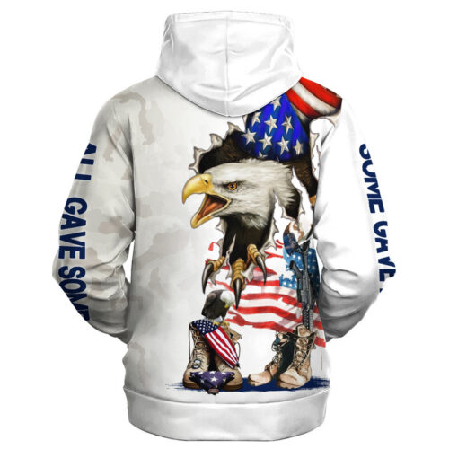 VETERAN HBLVTR56 Premium Microfleece Hoodie