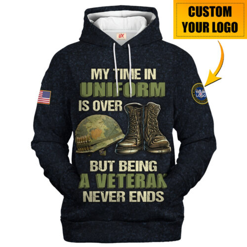 VETERAN HBLVTR40 Premium Microfleece Hoodie