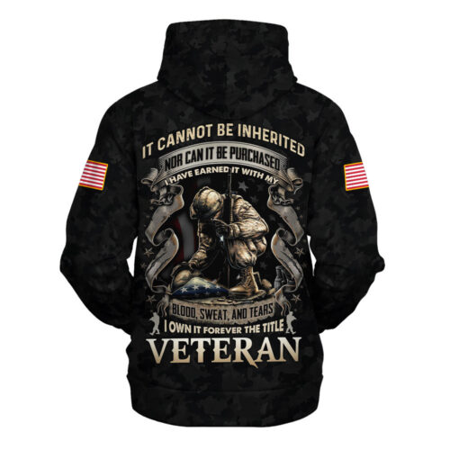 VETERAN NV-VTR71 Premium Microfleece Zip Hoodie