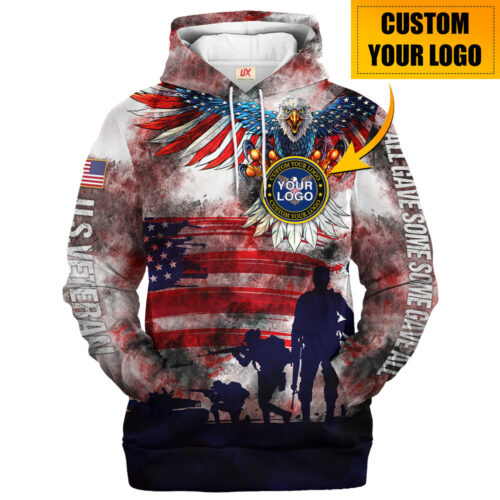 VETERAN HBLVTR63 Premium Microfleece Hoodie