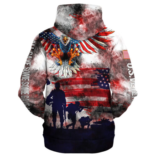 VETERAN HBLVTR63 Premium Microfleece Zip Hoodie