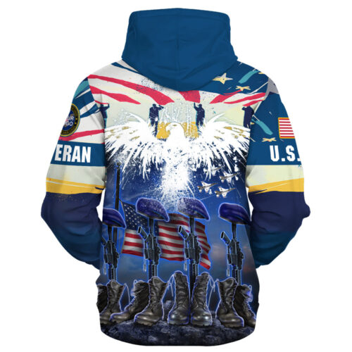 VETERAN HBLVTR70 Premium Microfleece Hoodie