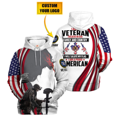 VETERAN UXVET05 Premium Microfleece Hoodie