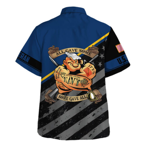 VETERAN UXVET56-NV Premium Hawaiian Shirt