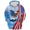 VETERAN UXVET42-MC Premium Microfleece Zip Hoodie