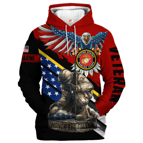 VETERAN UXVET53A-MC Premium Microfleece Hoodie