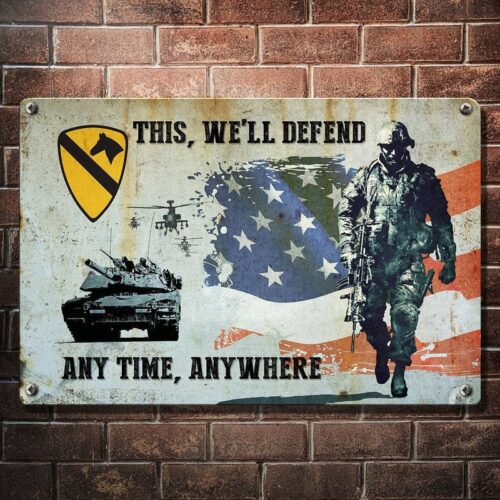 US Navy Seabee Metal Sign