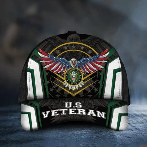 PREMIUM UNIQUE U.S VETERAN CAP - CAP-CR-01