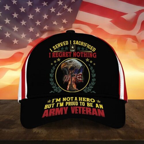 PREMIUM UNIQUE U.S VETERAN CAP - CAP-CR-02