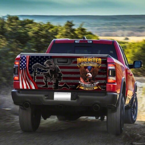 United States Veteran Truck Tailgate Decal Sticker Wrap Car Accessories