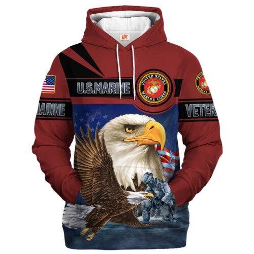 VETERAN UXVET31-MC Premium Microfleece Hoodie