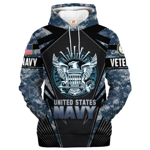 VETERAN UXVET27-NV Premium Microfleece Hoodie