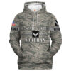 VETERAN UXVET25-AF Premium Microfleece Hoodie