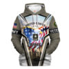 VETERAN UXVET33-AF Premium Microfleece Hoodie