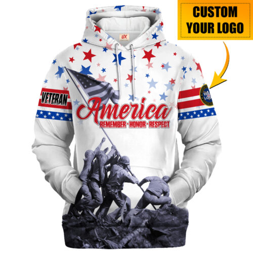 VETERAN UXVET01 Premium Microfleece Hoodie