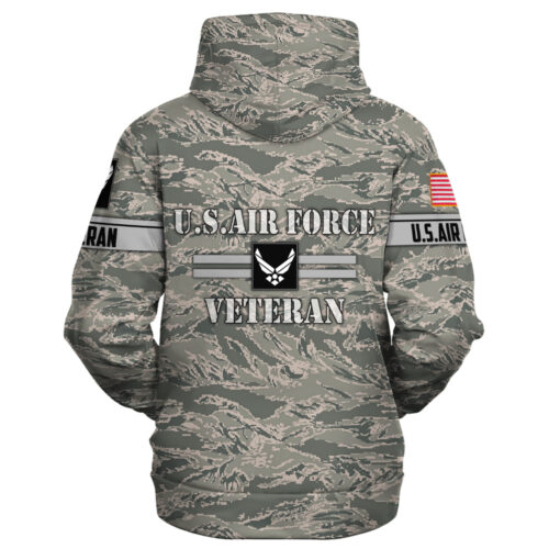 VETERAN UXVET21-AF Premium Microfleece Hoodie