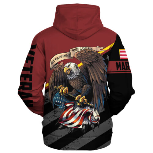 VETERAN UXVET16-MC Premium Heavy Fleece Zip Hoodie