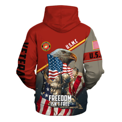 VETERAN UXVET32-MC Premium Heavy Fleece Zip Hoodie