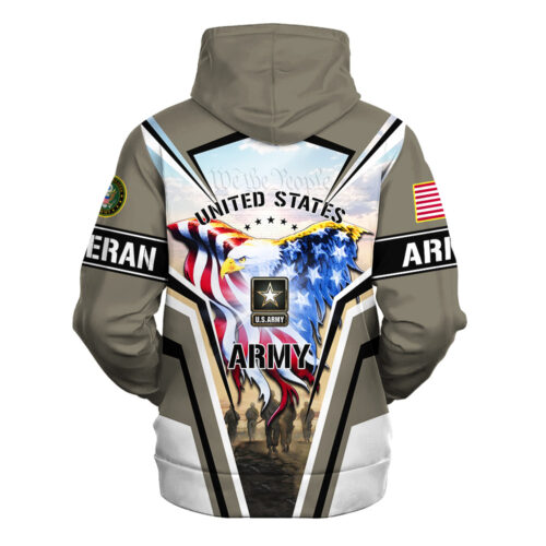 VETERAN UXVET33-AM Premium Microfleece Hoodie