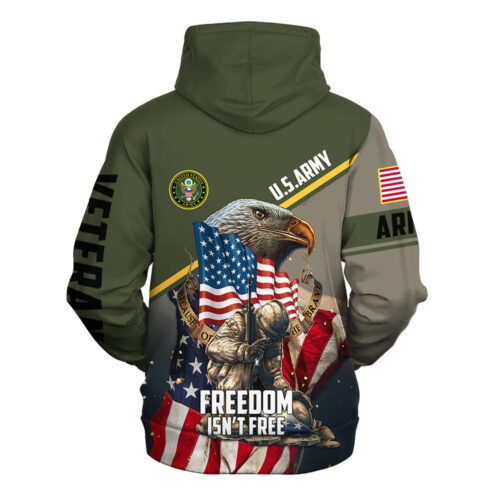 VETERAN UXVET32-AM Premium Microfleece Hoodie