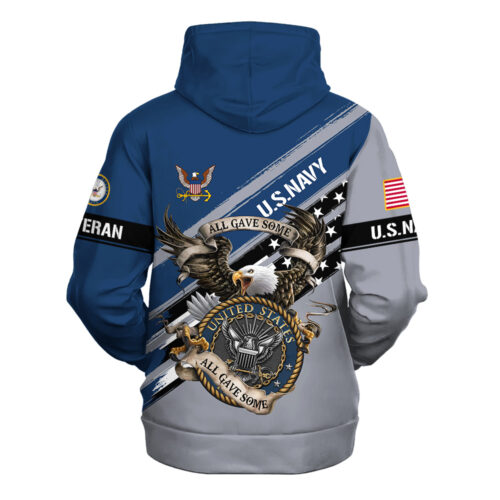 VETERAN UXVET40-NV Premium Heavy Fleece Zip Hoodie