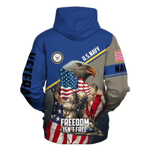 VETERAN UXVET32-NV Premium Heavy Fleece Zip Hoodie