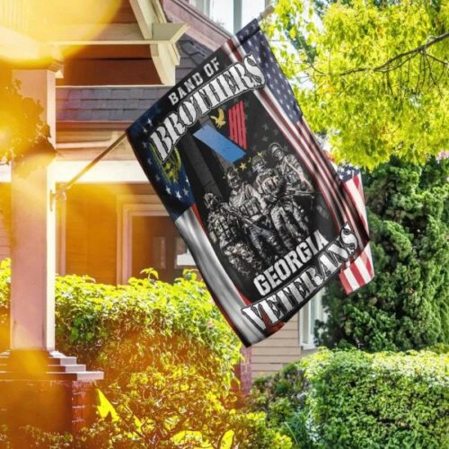 Band Of Brothers Georgia Veterans Flag