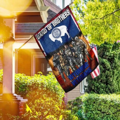 Band Of Brothers Wyoming Veterans Flag