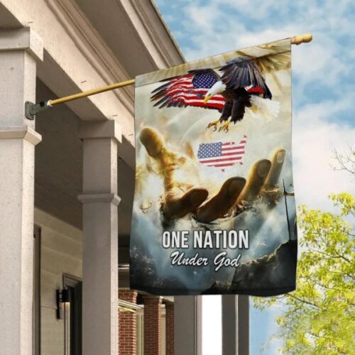 One Nation Under God Cool Patriotic Honor American Flag Veteran