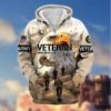 VETERAN UXVET26-NV Premium Microfleece Zip Hoodie