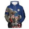 VETERAN UXVET18-AM Premium Microfleece Hoodie