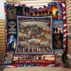 I Have Done Things That Haunt Me At Night. Proud U.S. Veteran Quilt Blanket