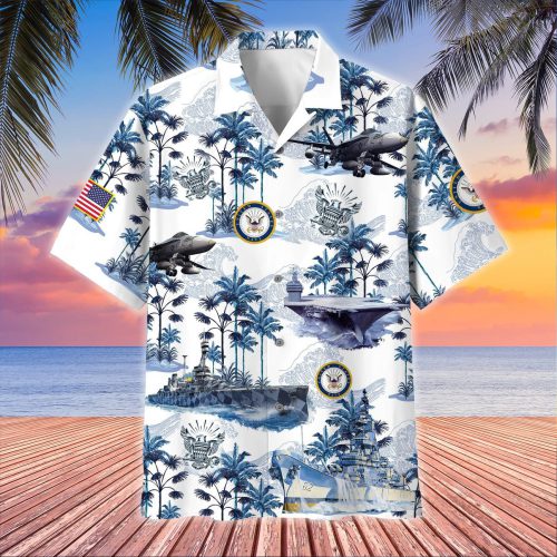 VETERAN UXVET90-NV Premium Hawaiian Shirt