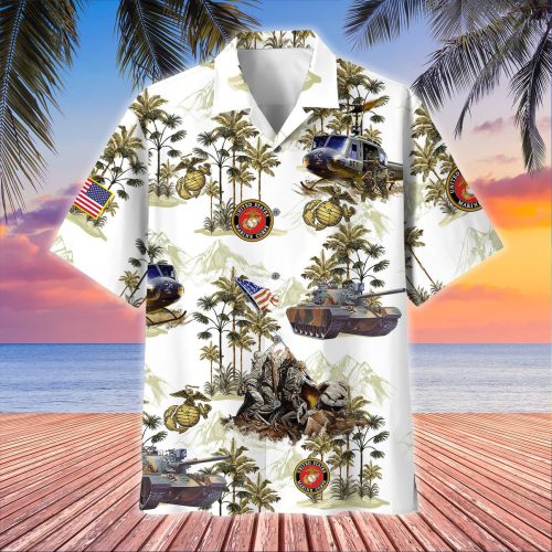 VETERAN UXVET90-MC Premium Hawaiian Shirt