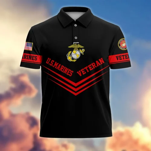 VETERAN UXVET97-MC Premium Polo Shirt