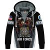 VETERAN UXVET27-VN Premium Heavy Fleece Zip Hoodie